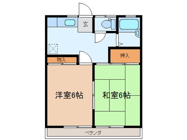 佐野駅 車移動11分  3.2km 2階の物件間取画像